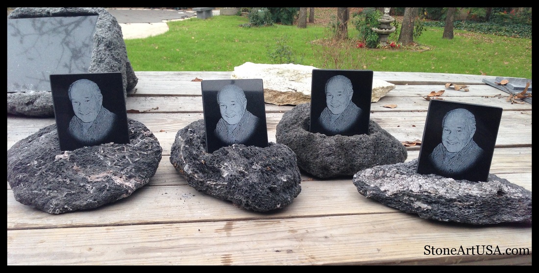 Family Share memorial garden stones by StoneArtUSA.com