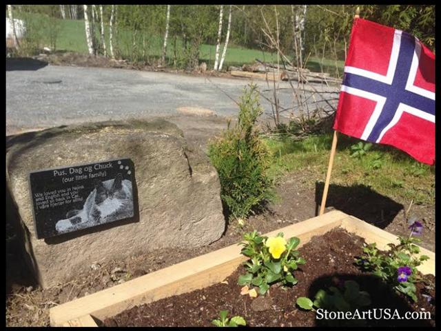 pet memorial garden in Norway